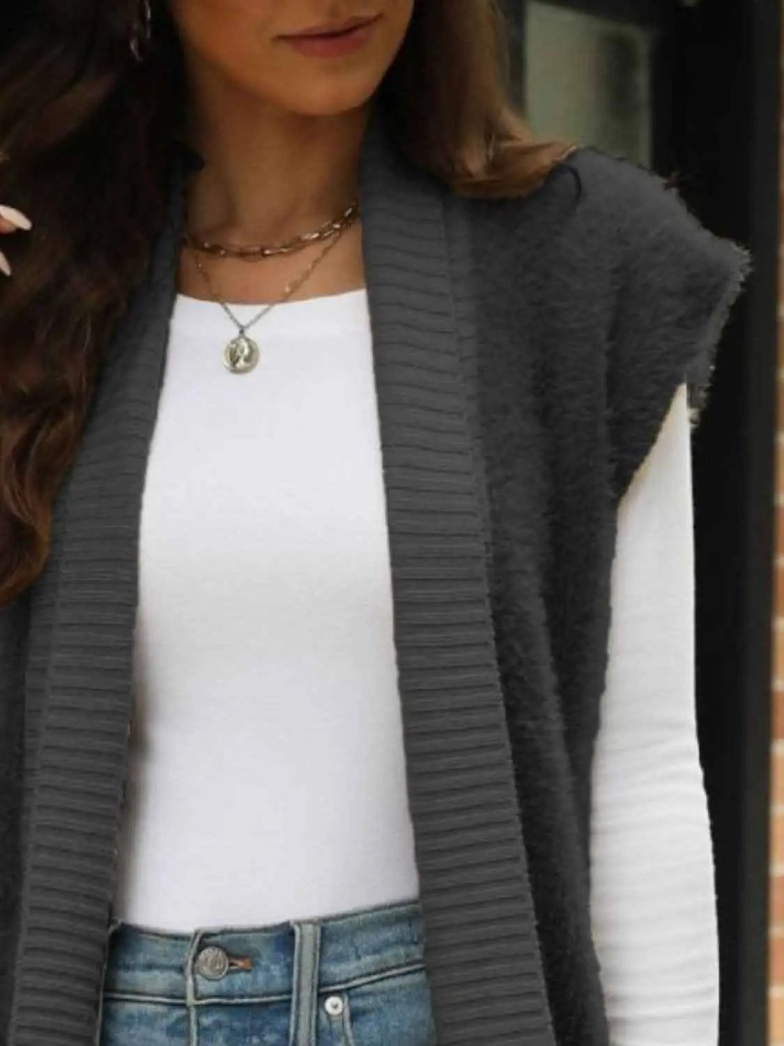 Chic pocket cardigan with pockets - Love Salve